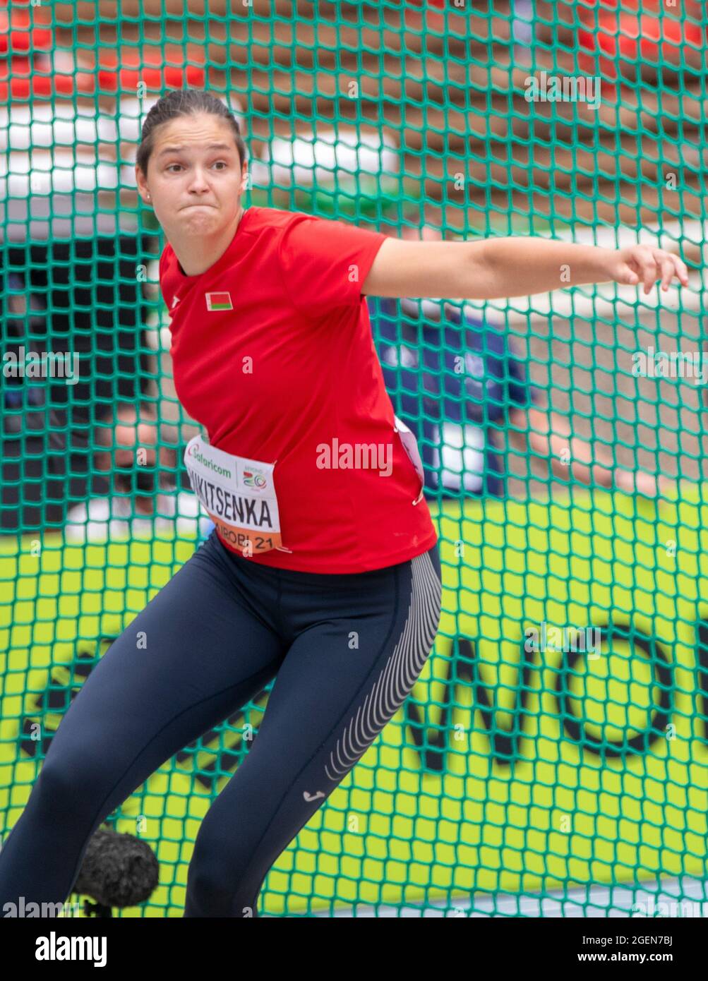 Nairobi, Kenya. 20th Aug, 2021. Alina Nikitsenka of Belarus competes