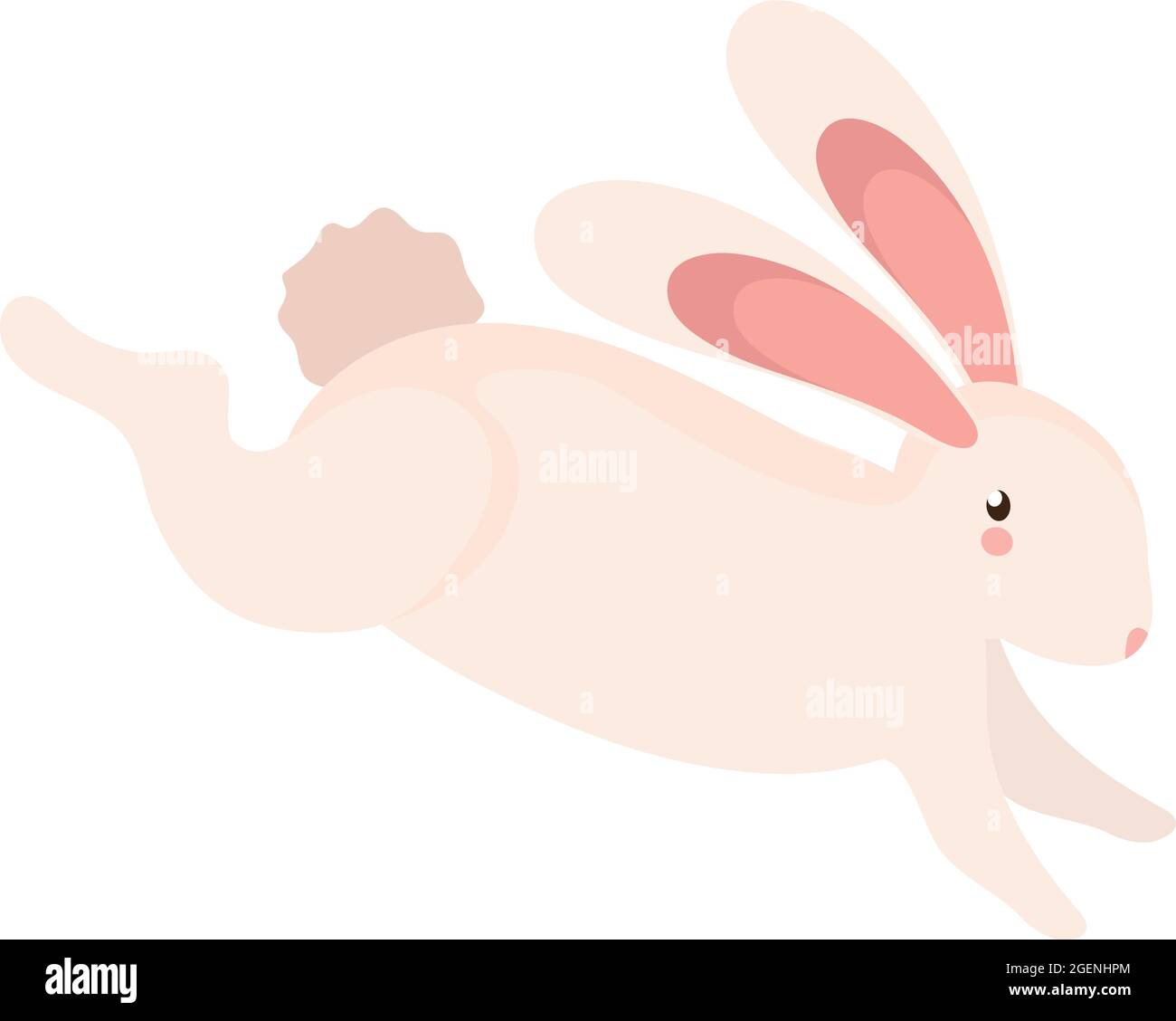 little rabbit jumping Stock Vector Image & Art - Alamy