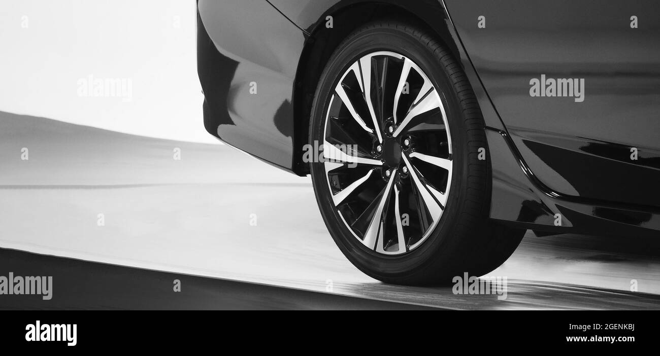 Car body Parts side view. Automotive car parts such as window wheel