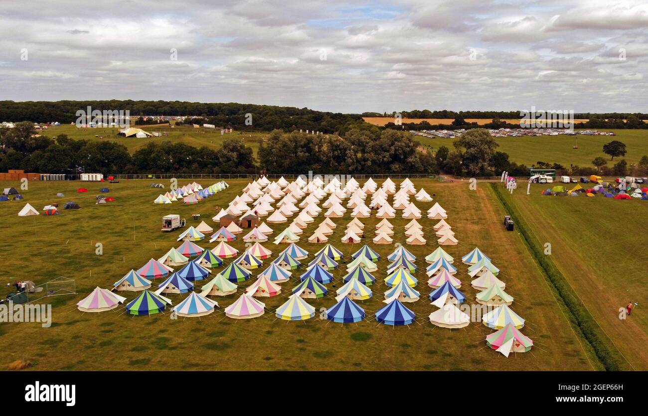 Abbots Ripton, UK. 19th Aug, 2021. It's the first day of the We Out ...