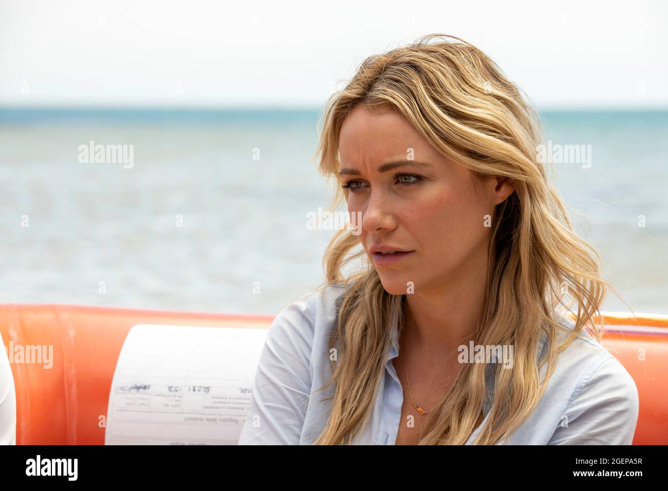 KATRINA BOWDEN in GREAT WHITE (2021), directed by MARTIN WILSON. Credit
