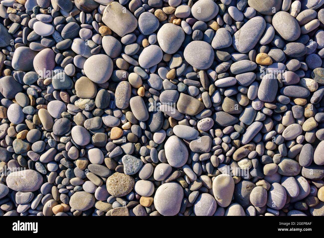 small stones pebbles at the sea beach background texture Stock Photo ...