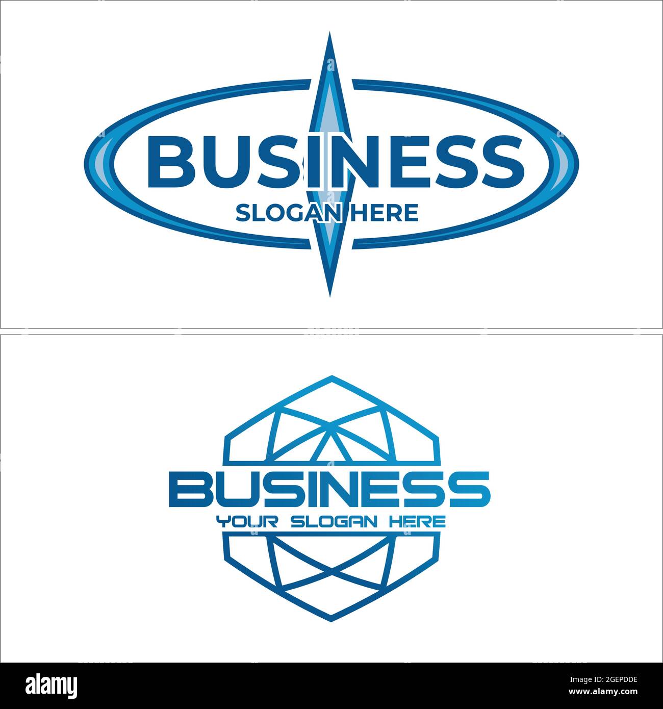 Business consulting company environmental provide corporate logo design Stock Vector