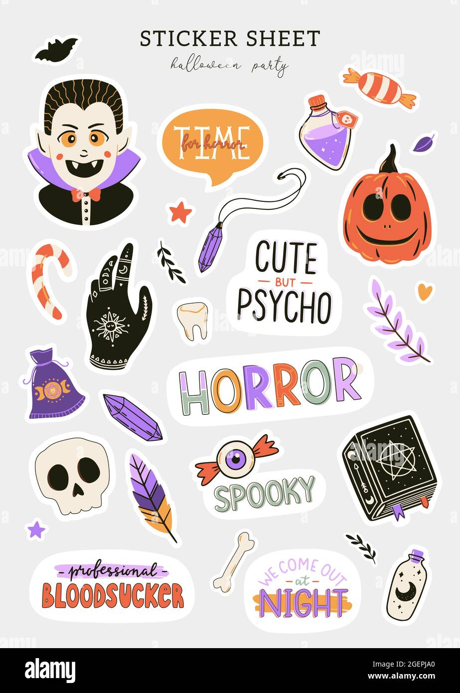 Decorative Sticker Set - Cute Character