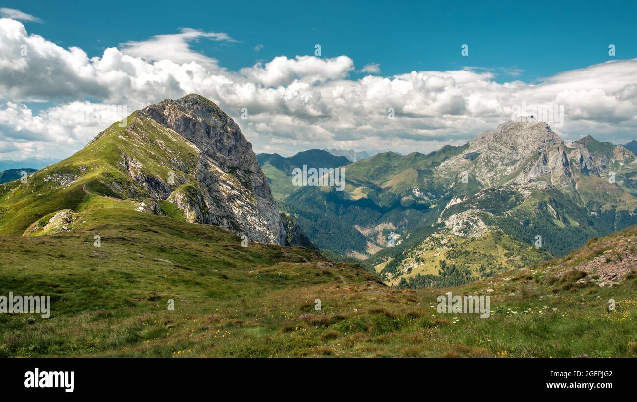 Summer day in the alps of Friuli Venezia-Giulia, Italy Stock Photo - Alamy