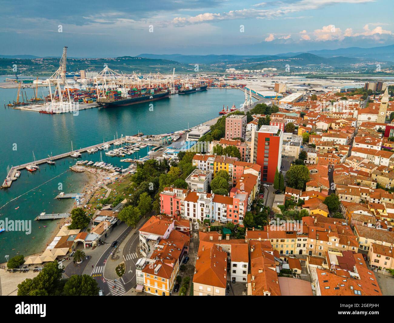 Koper or Capodistria Coastal City and Port on Adriatic Coast in Slovenia  Stock Photo - Alamy