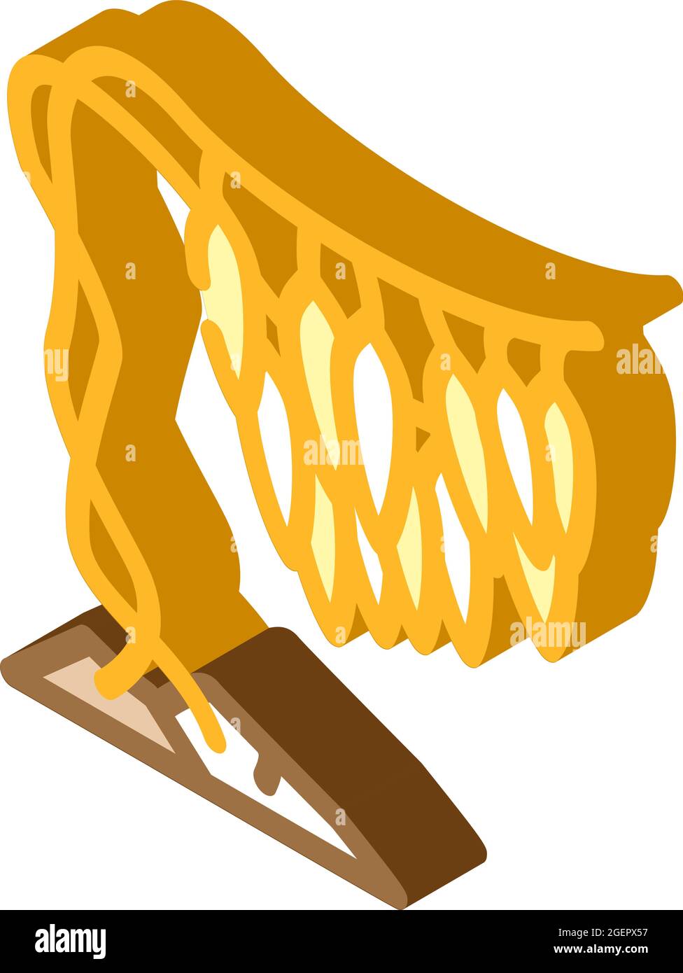 macrocystis seaweed isometric icon vector illustration Stock Vector