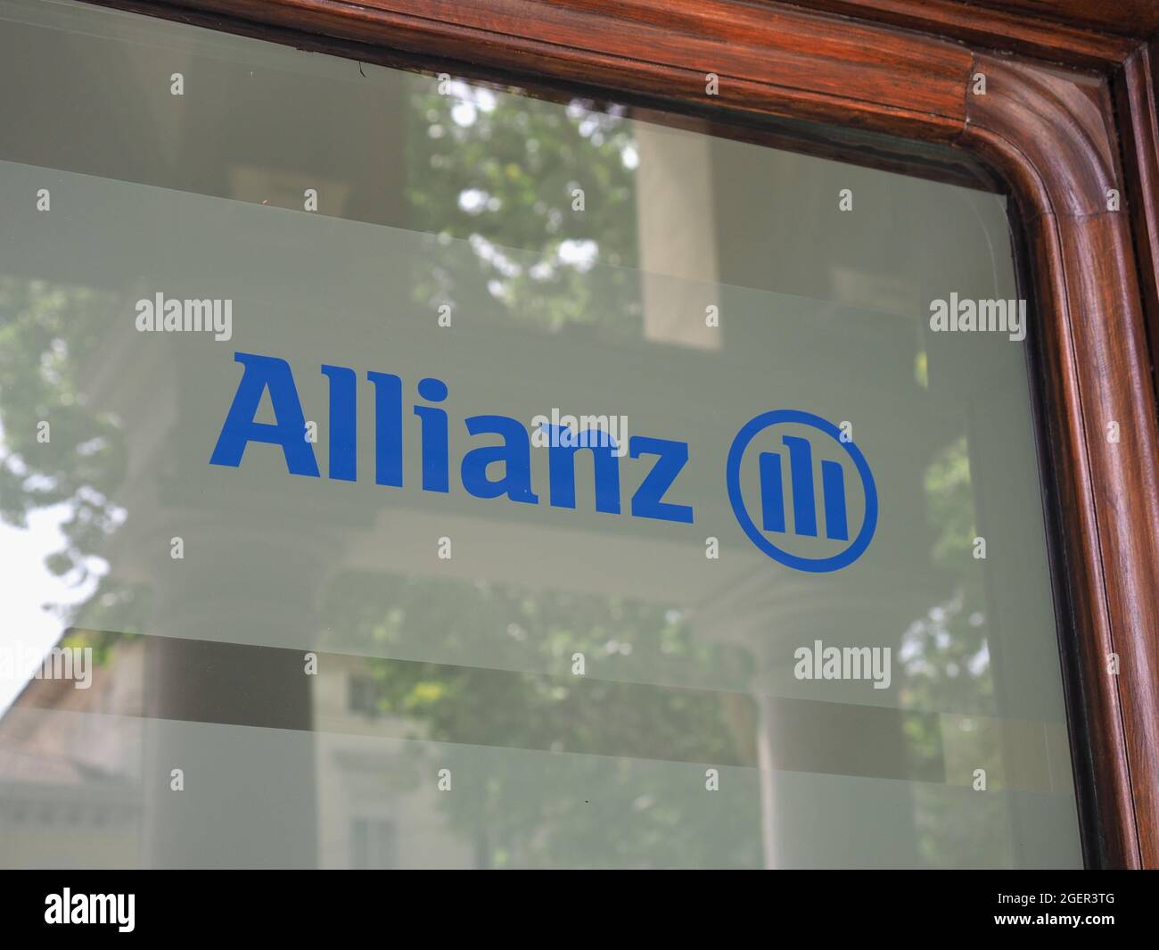 TURIN, ITALY - CIRCA AUGUST 2021: Allianz insurance storefront Stock ...