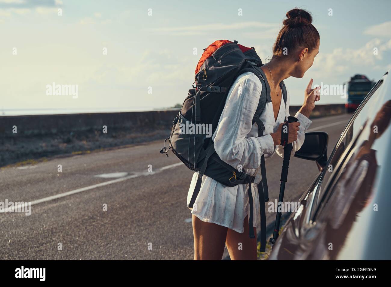 Asking directions hi-res stock photography and images - Alamy