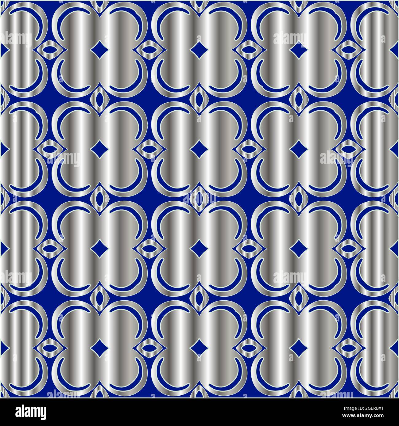 Metallic Blue Pattern metal pattern on a blue background Stock Vector Image & Art - Alamy