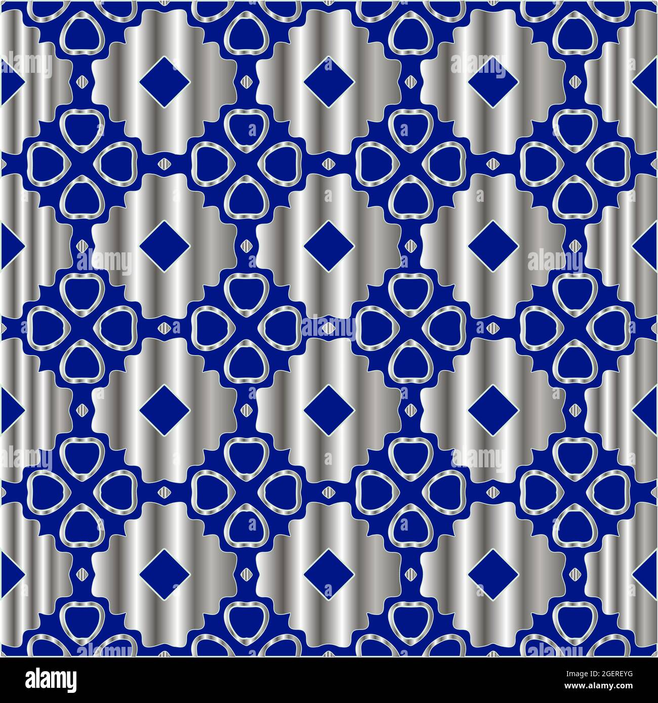 Metallic Blue Pattern metal pattern on a blue background Stock Vector Image & Art - Alamy