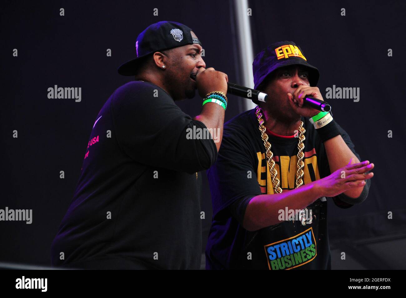 Queens, NY, USA. 20th Aug, 2021. EPMD at It's Time for Hip Hop in NYC: Queens at Forest Hills Stadium in Queens, New York City on August 20, 2021. Credit: Koi Sojer/Snap'n U Photos/Media Punch/Alamy Live News Stock Photo