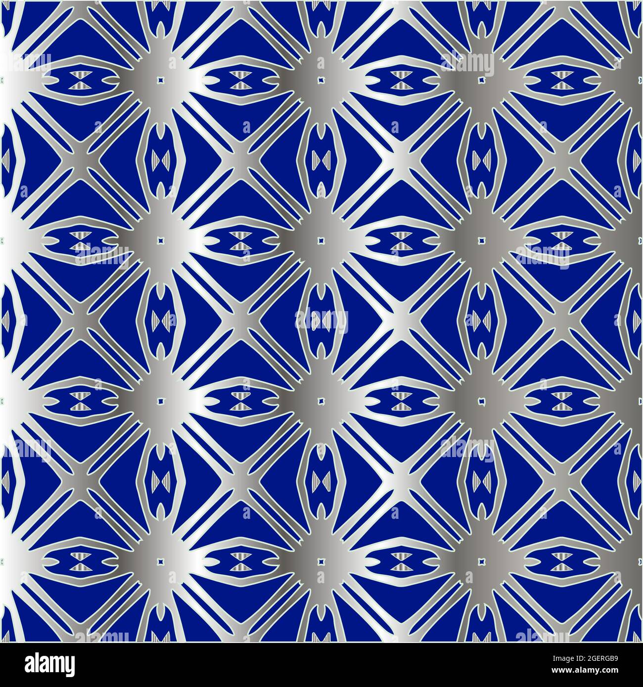 Metallic Blue Pattern metal pattern on a blue background Stock Vector Image & Art - Alamy