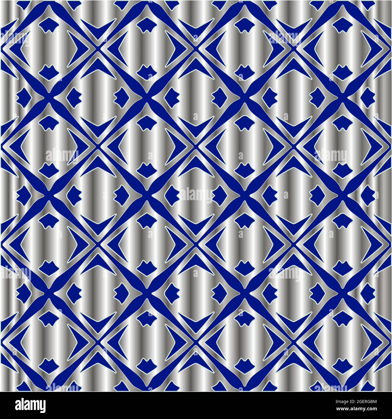 Metallic Blue Pattern metal pattern on a blue background Stock Vector Image & Art - Alamy