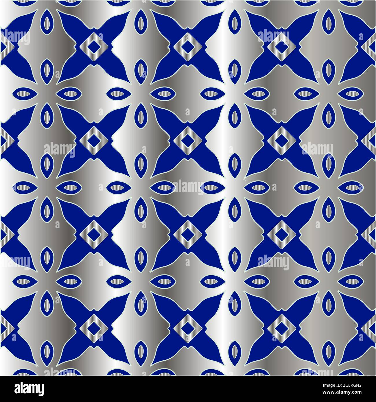 Metallic Blue Pattern metal pattern on a blue background Stock Vector Image & Art - Alamy