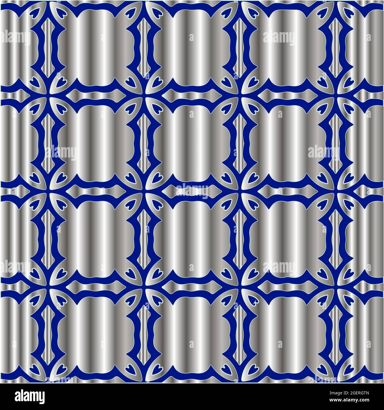 Metallic Blue Pattern metal pattern on a blue background Stock Vector Image & Art - Alamy