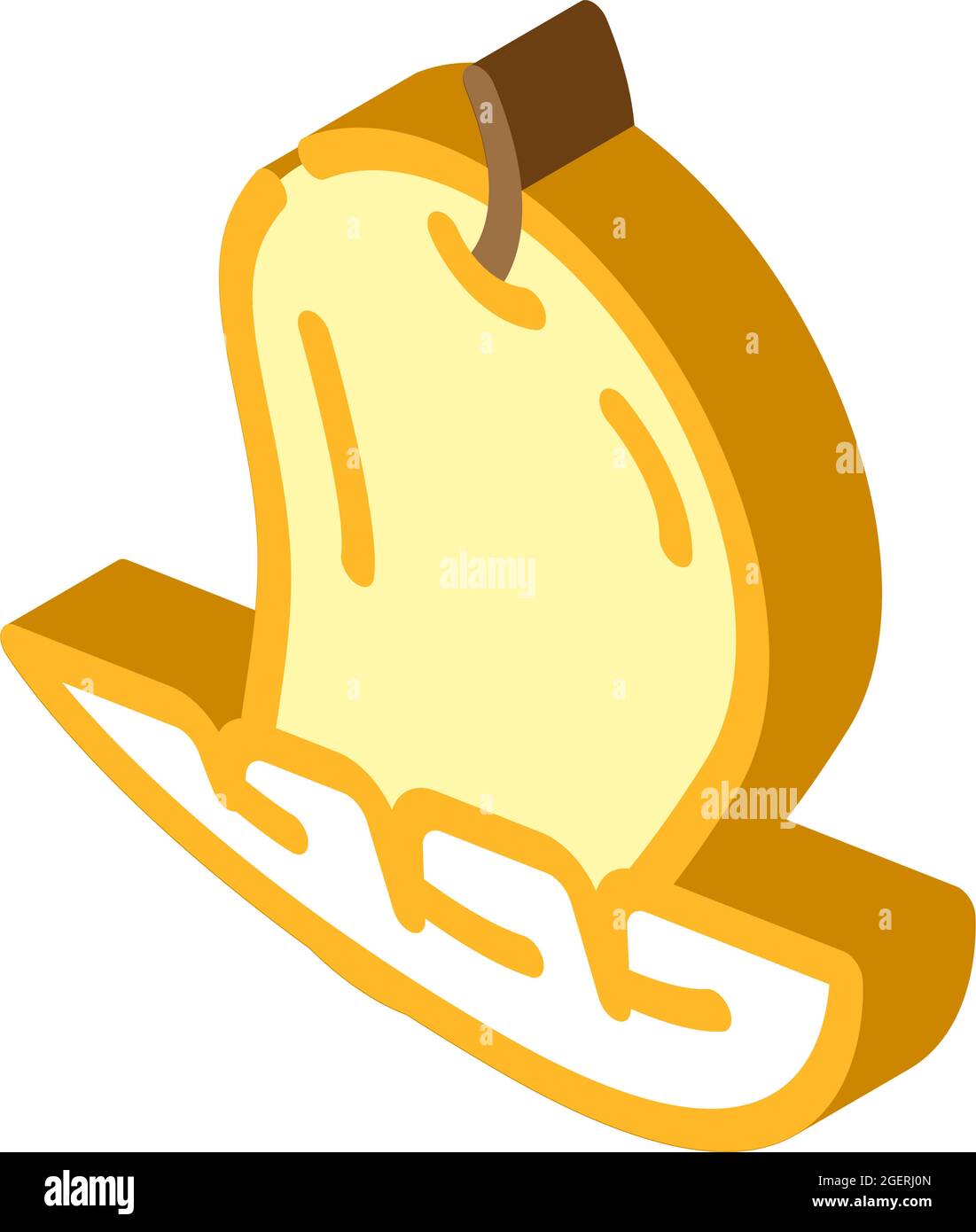 mango fruit isometric icon vector illustration Stock Vector Image & Art ...