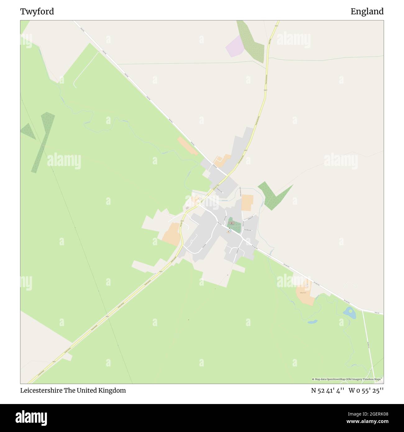 Twyford Leicestershire United Kingdom England N 52 41 4 W 0 55 25 Map Timeless Map Published In 21 Travelers Explorers And Adventurers Like Florence Nightingale David Livingstone Ernest Shackleton Lewis And