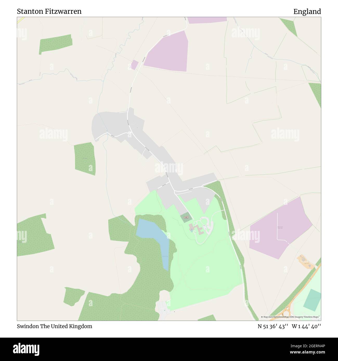 Stanton Park Swindon Map Stanton Fitzwarren High Resolution Stock Photography And Images - Alamy