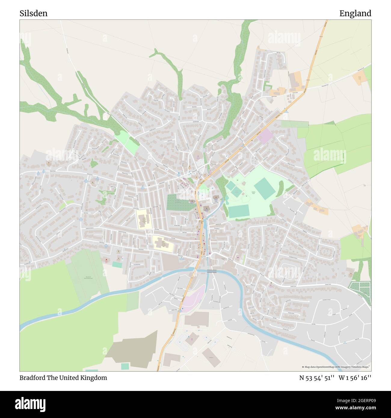 Silsden Bradford United Kingdom England N 53 54 51 W 1 56 16 Map Timeless Map Published In 21 Travelers Explorers And Adventurers Like Florence Nightingale David Livingstone Ernest Shackleton Lewis And