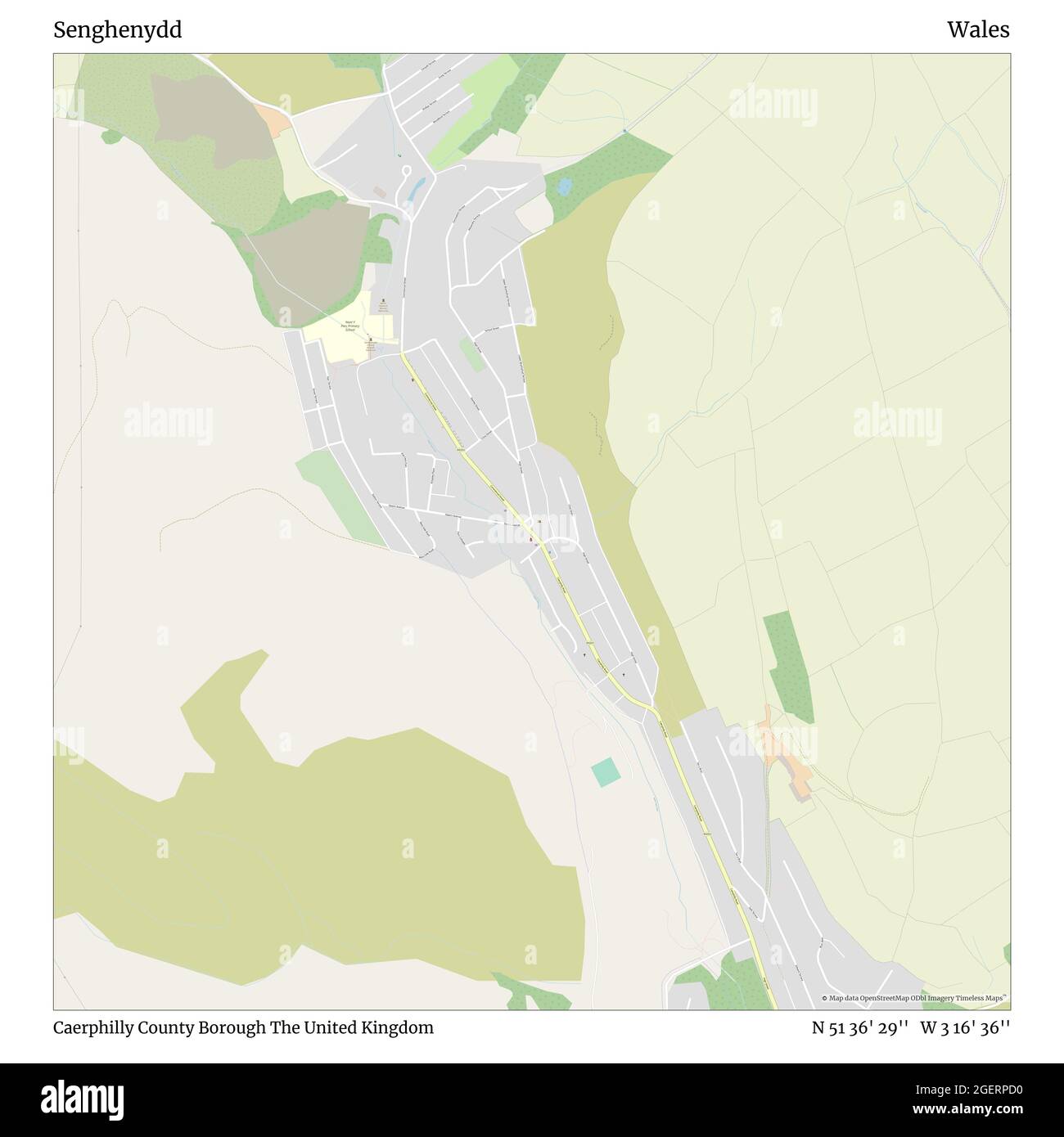 Caerphilly County Borough Map Senghenydd, Caerphilly County Borough, United Kingdom, Wales, N 51 36'  29'', W 3 16' 36'', Map, Timeless Map Published In 2021. Travelers,  Explorers And Adventurers Like Florence Nightingale, David Livingstone,  Ernest Shackleton,