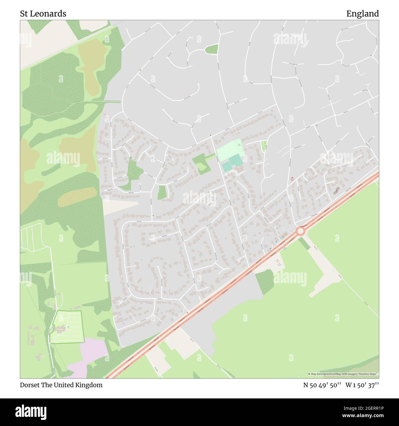 Map of st leonards Cut Out Stock Images & Pictures Alamy