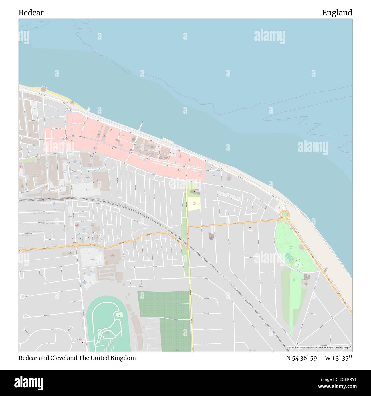 Map of redcar hires stock photography and images Alamy