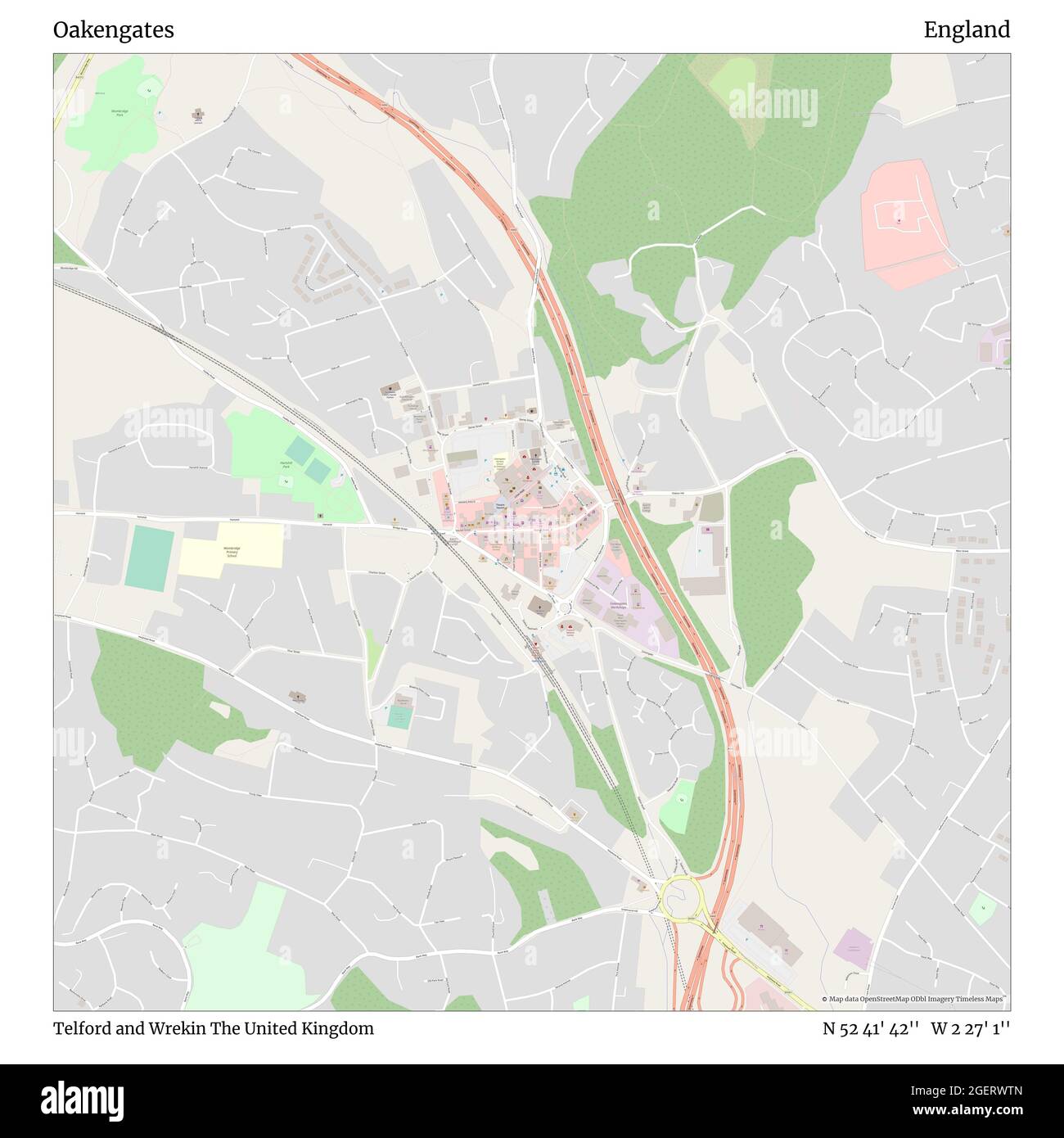 Map of telford hires stock photography and images Alamy