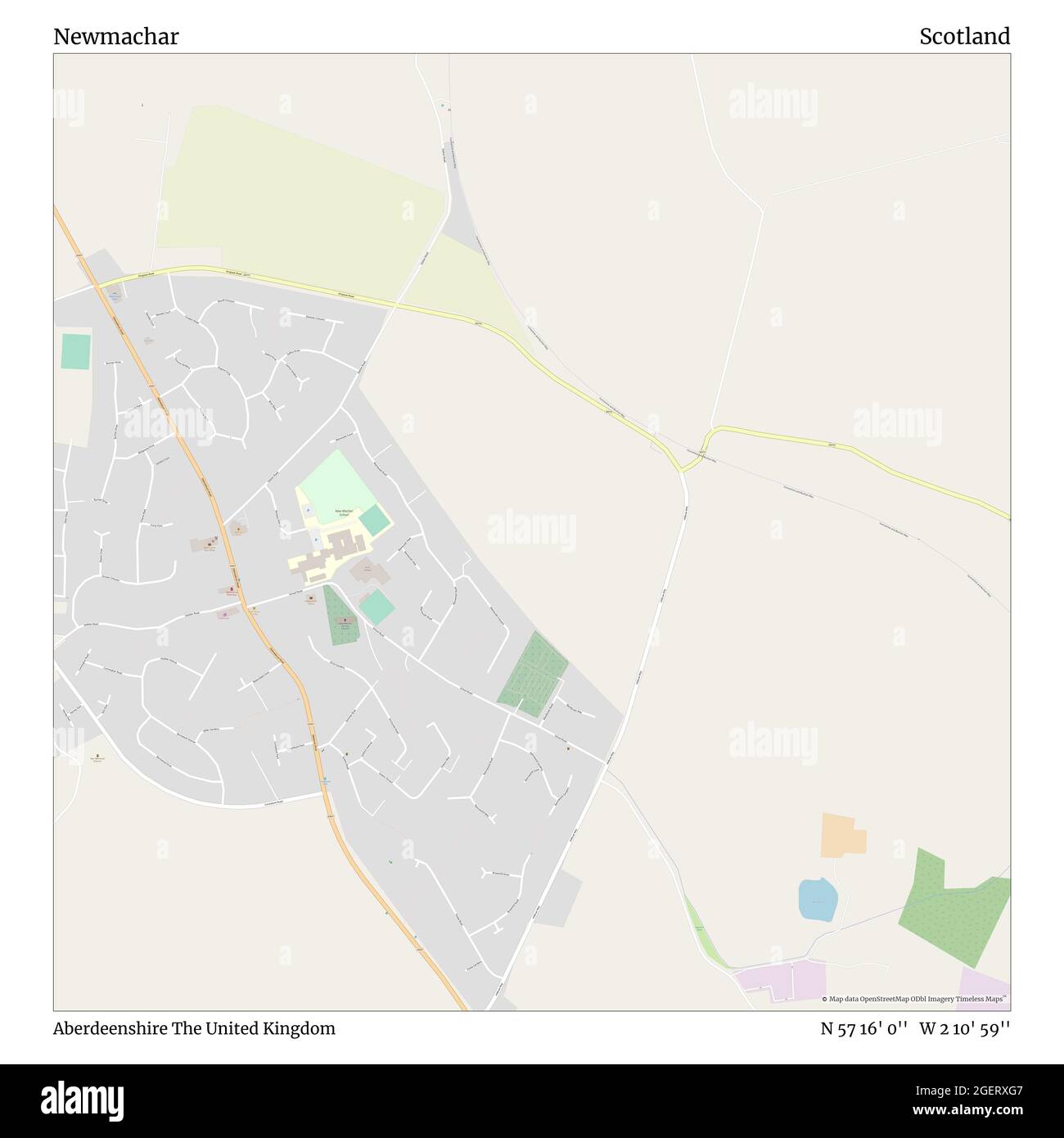 Map of aberdeenshire hires stock photography and images Alamy
