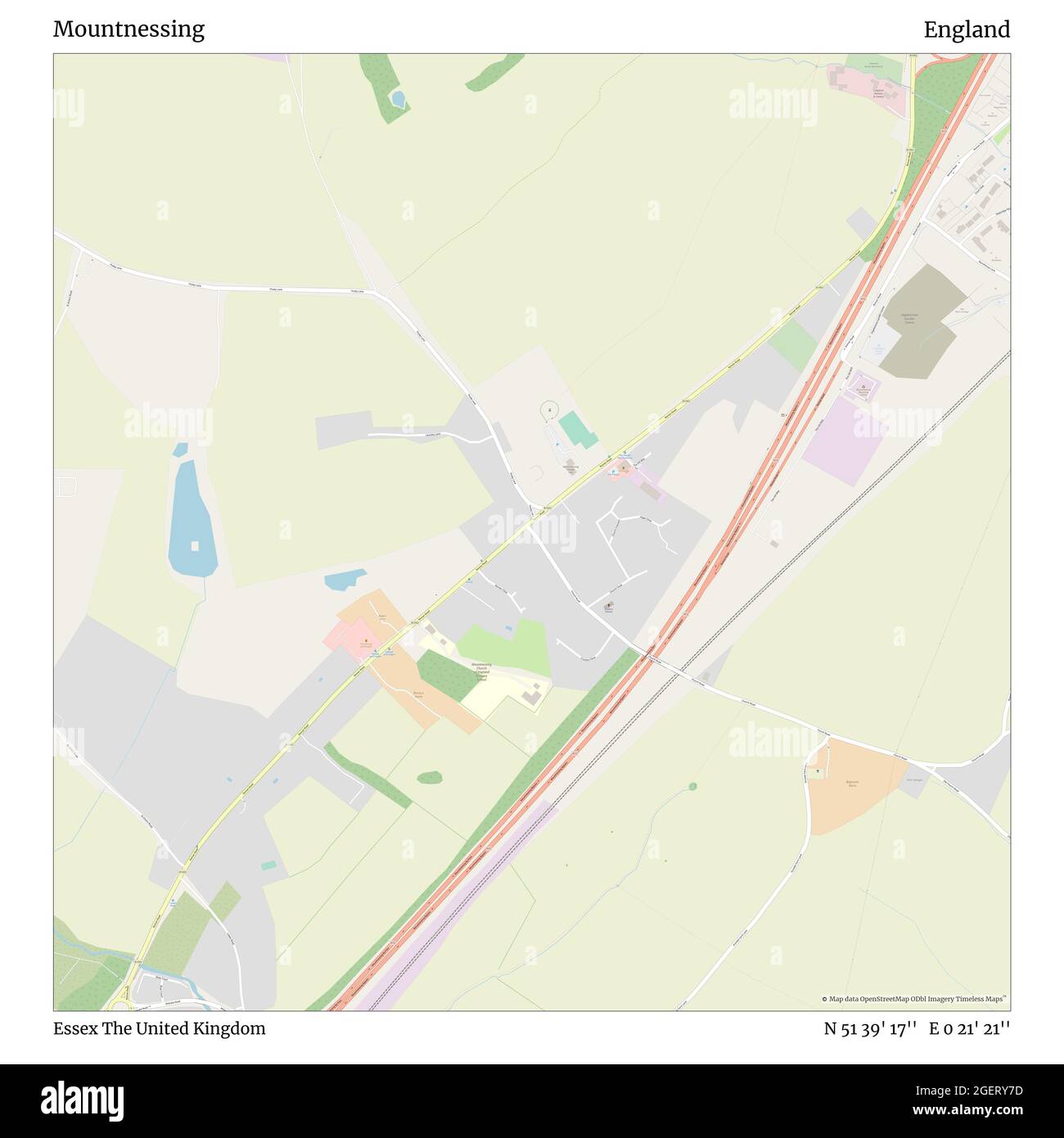 Mountnessing, Essex, United Kingdom, England, N 51 39' 17'', E 0 21' 21 ...