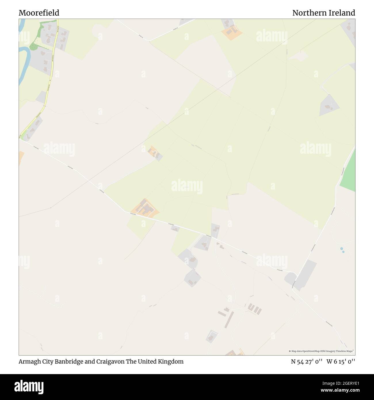 Map of moorefield hires stock photography and images Alamy