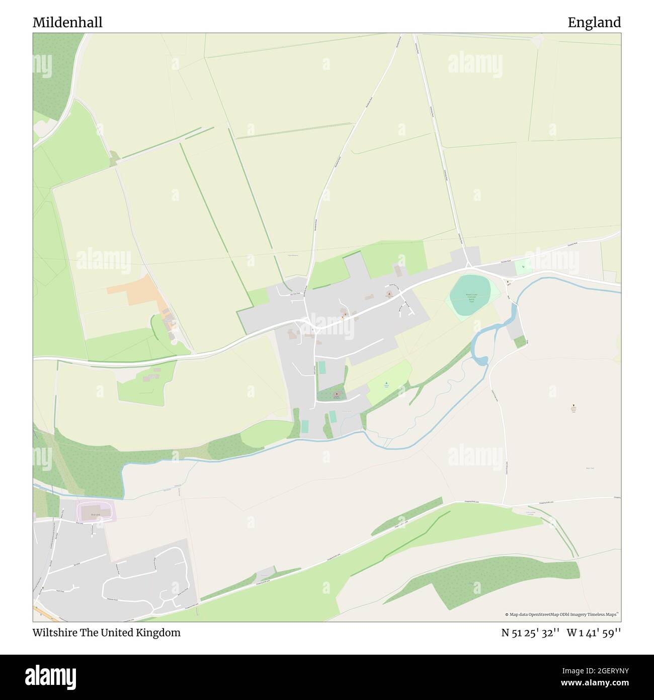 Mildenhall Map High Resolution Stock Photography and Images Alamy