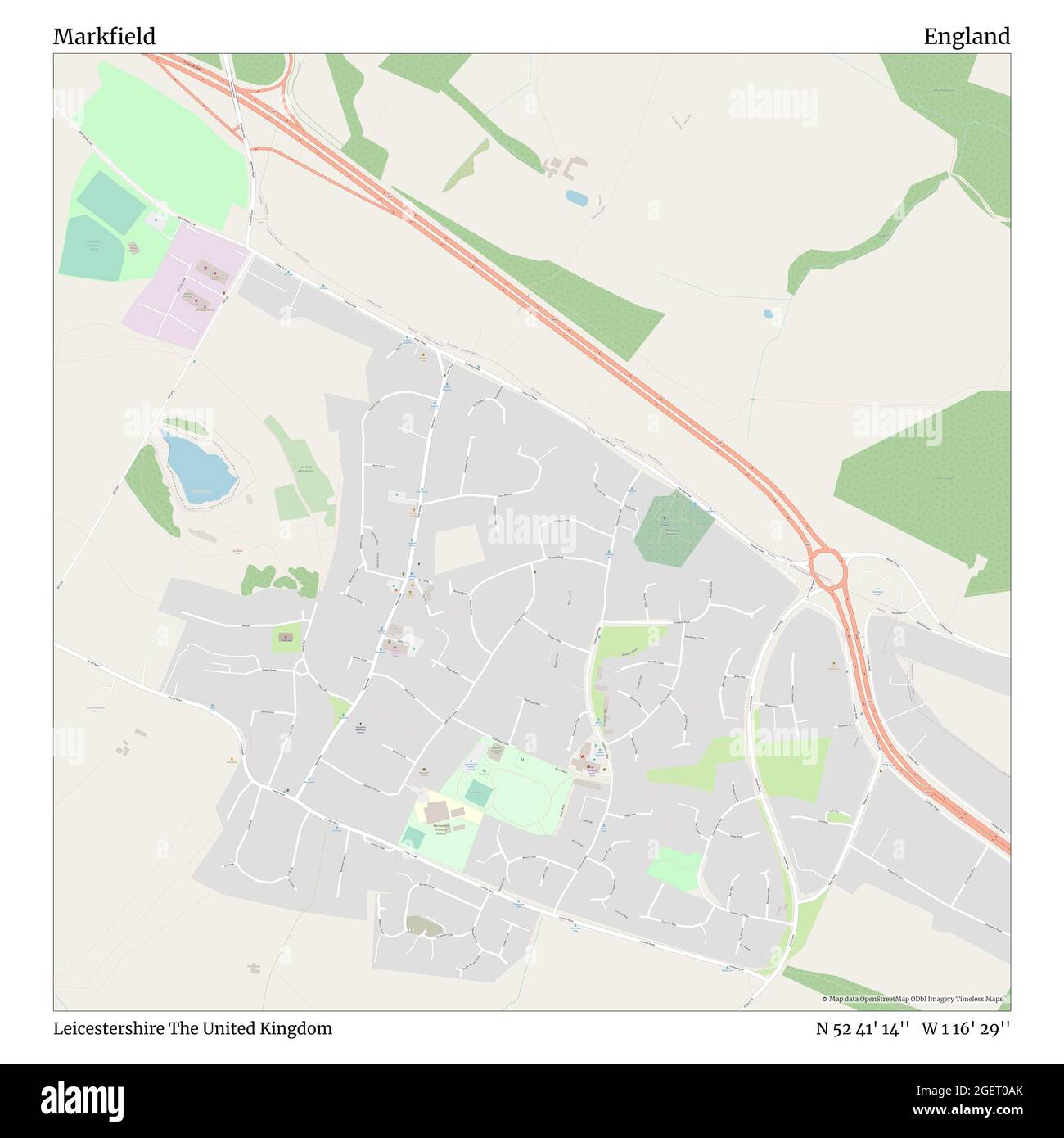 Markfield, Leicestershire, United Kingdom, England, N 52 41' 14'', W 1