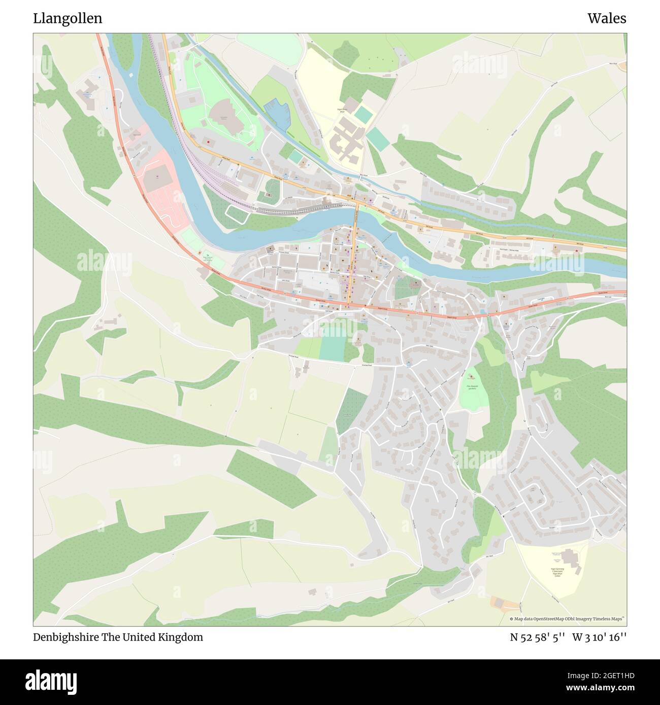 Llangollen directions Cut Out Stock Images & Pictures Alamy