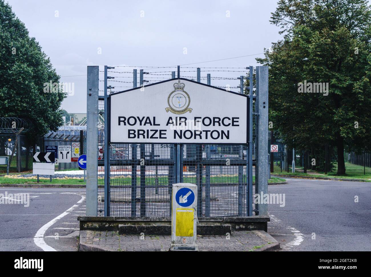 RAF Brize Norton, Oxfordshire is the the largest RAF Station in the UK, and the base where many repatriation and rescue mission arrive. Stock Photo