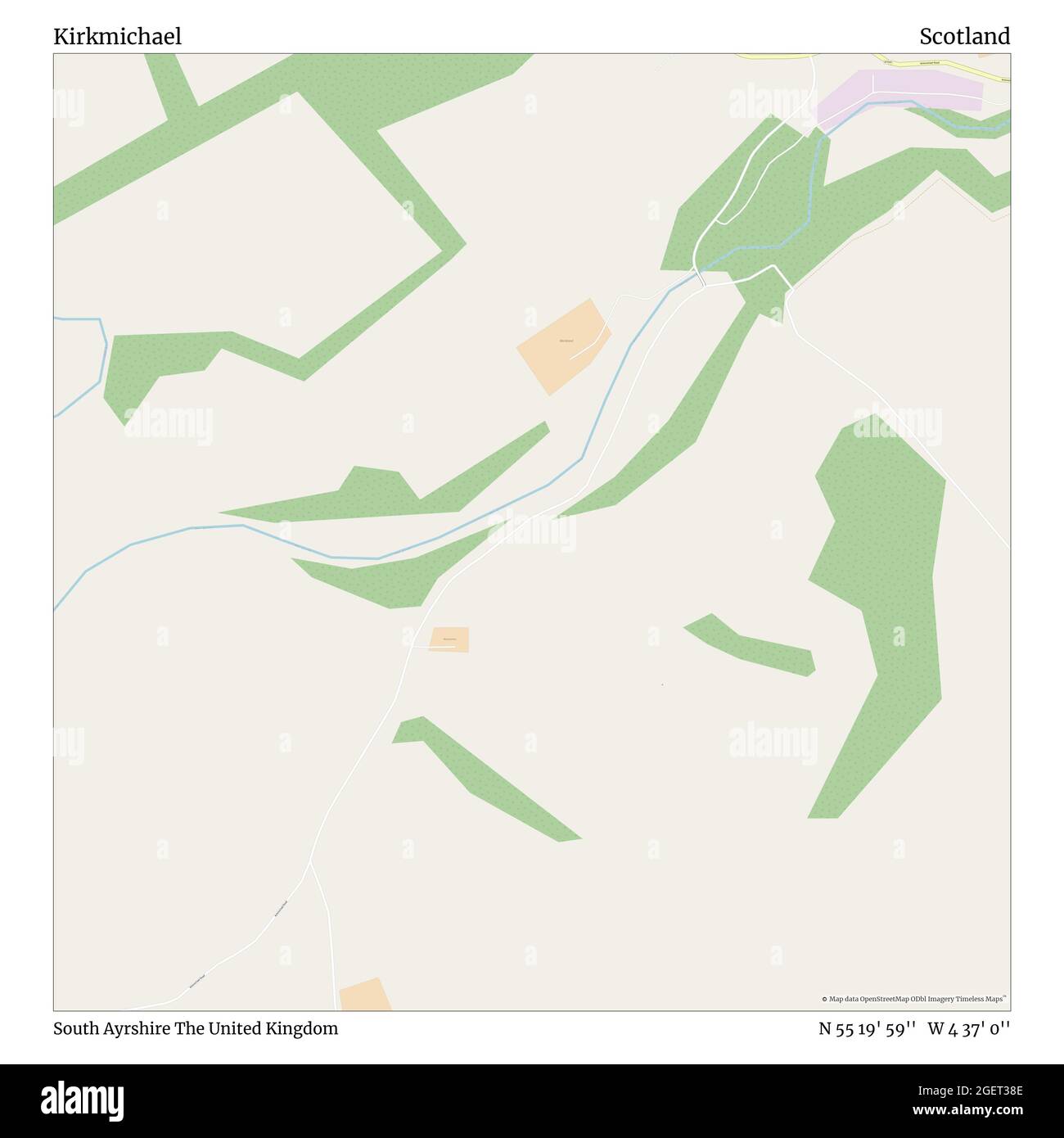 Map of south ayrshire hires stock photography and images Alamy