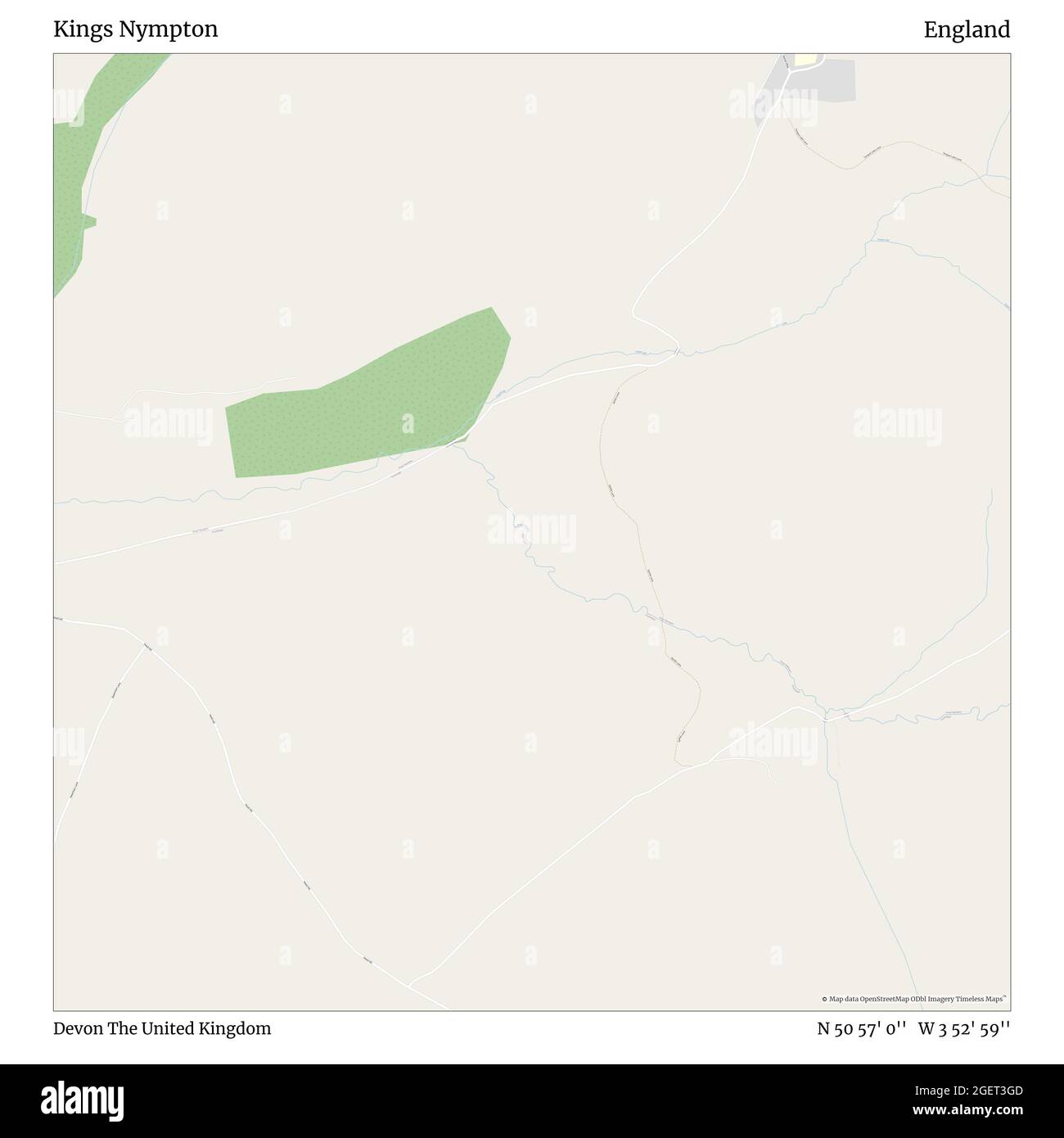 Kings Nympton, Devon, United Kingdom, England, N 50 57' 0'', W 3 52' 59