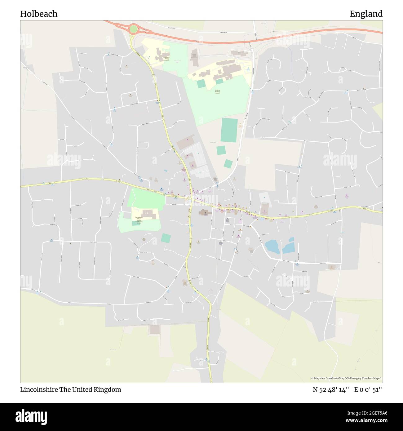 Holbeach map Cut Out Stock Images & Pictures Alamy