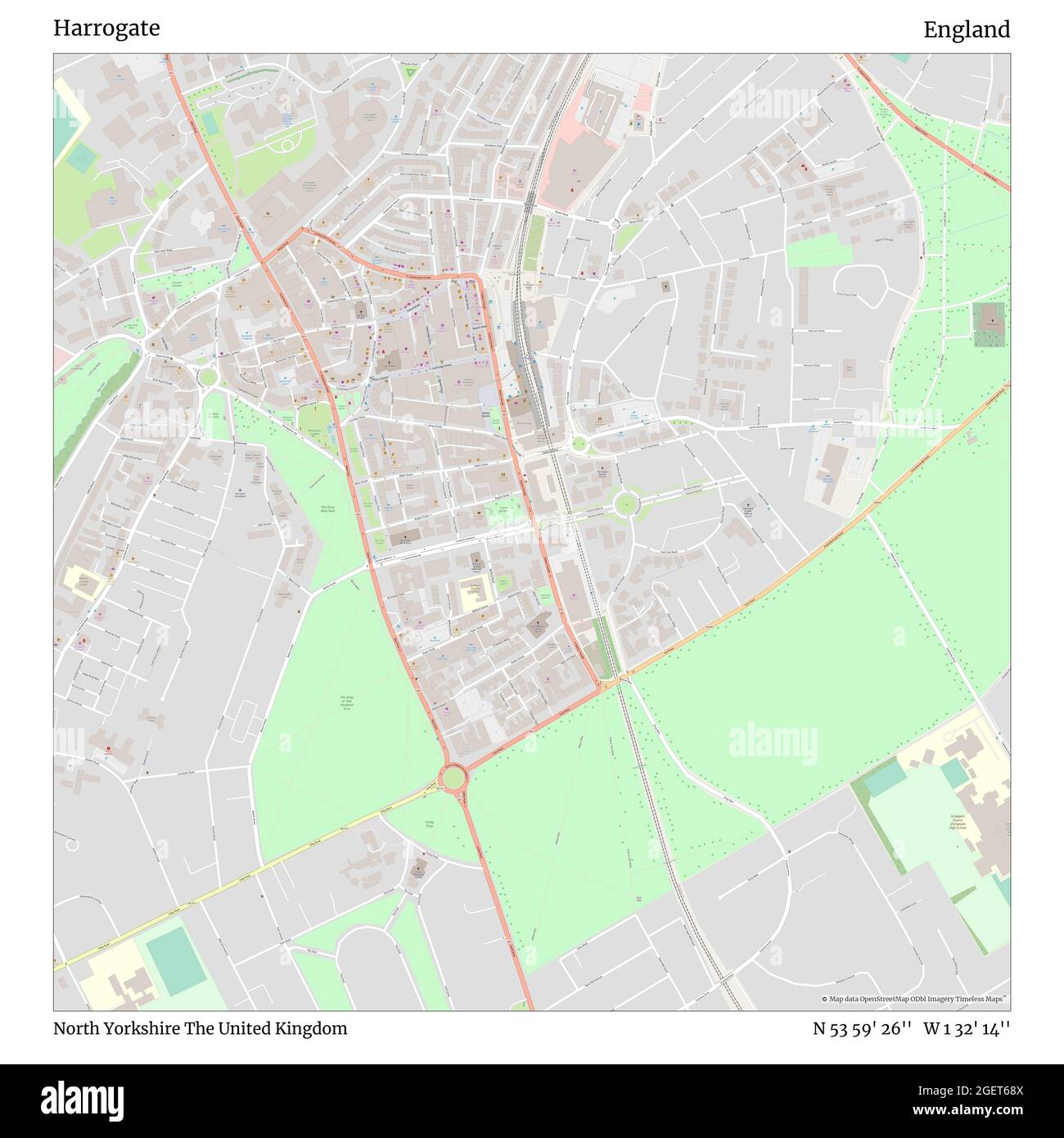 Map of harrogate hires stock photography and images Alamy