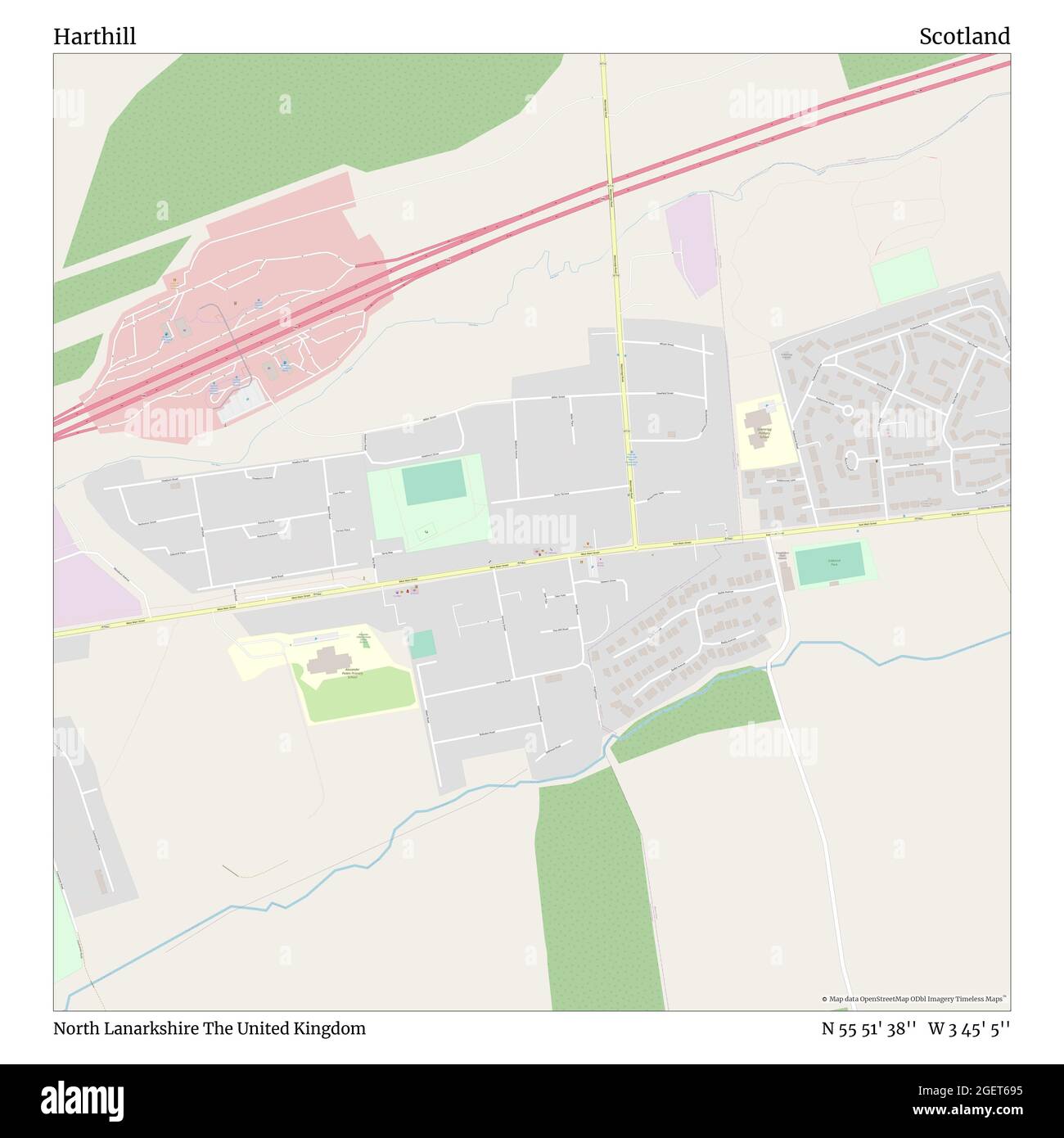 Harthill, North Lanarkshire, United Kingdom, Scotland, N 55 51' 38'', W