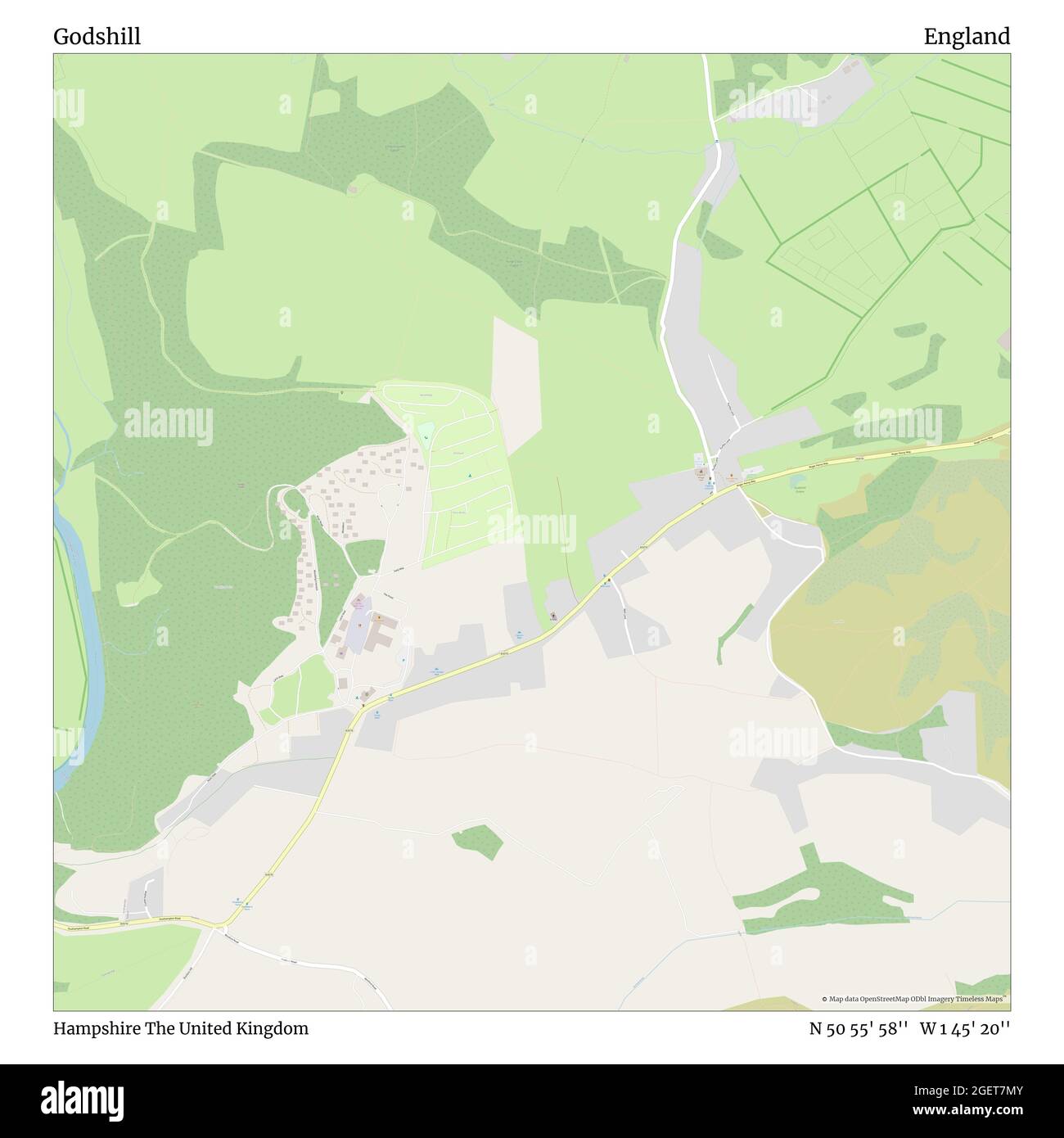 Godshill Map Cut Out Stock Images & Pictures - Alamy