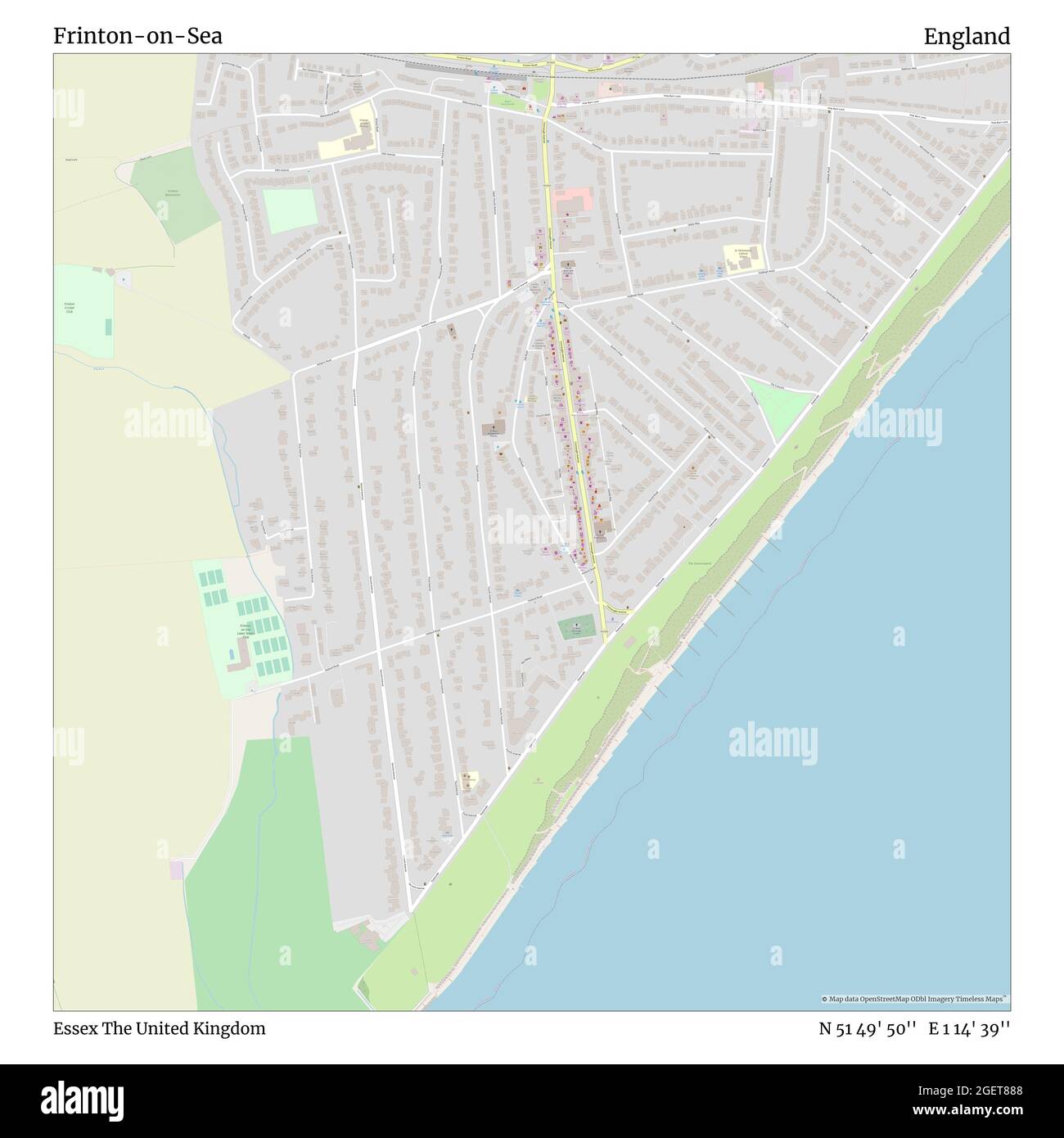 Frinton-on-sea, Essex, United Kingdom, England, N 51 49' 50'', E 1 14 