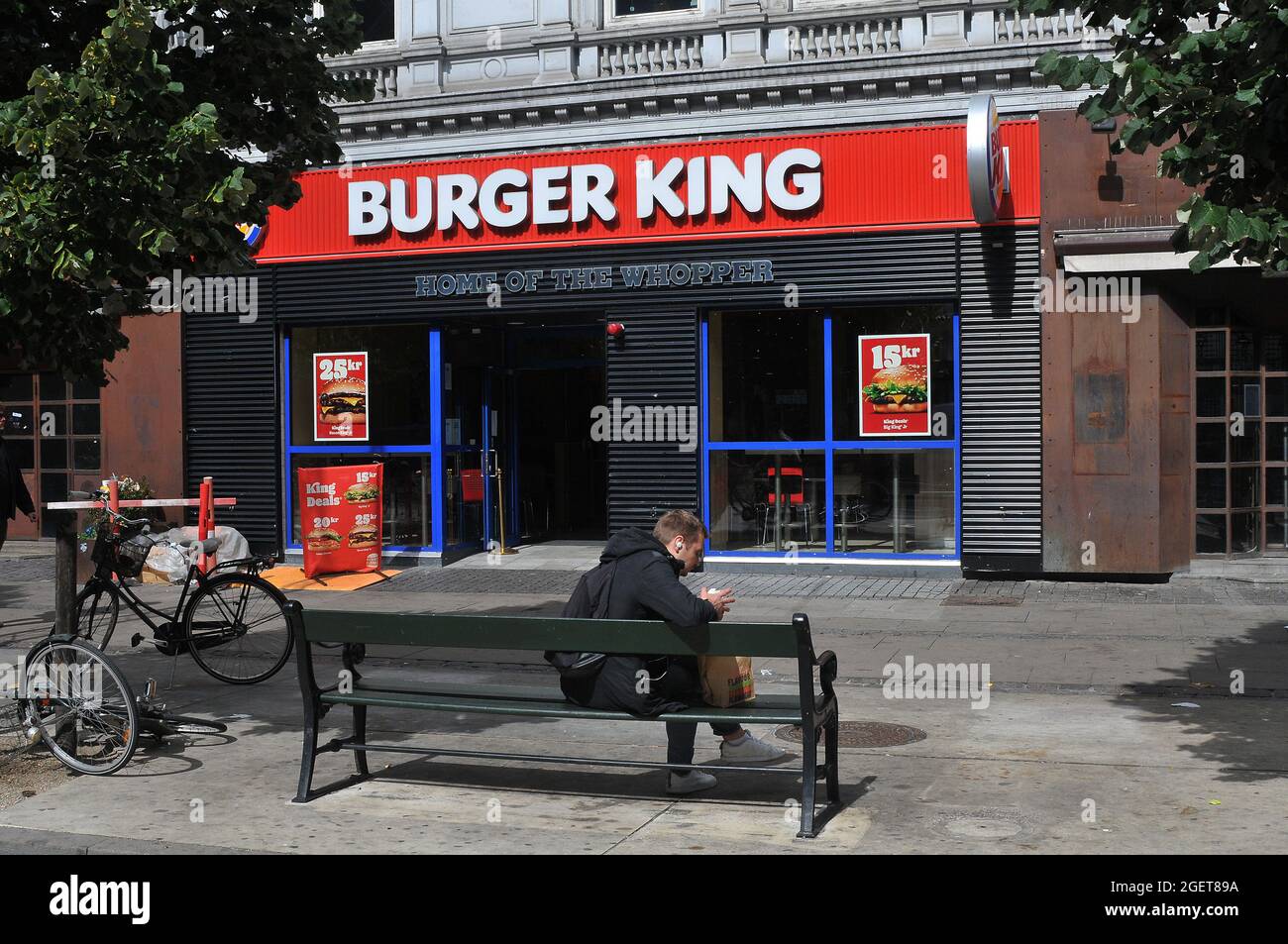 Copenhagen, Denmark., 21 August 2021,/American fast food chain