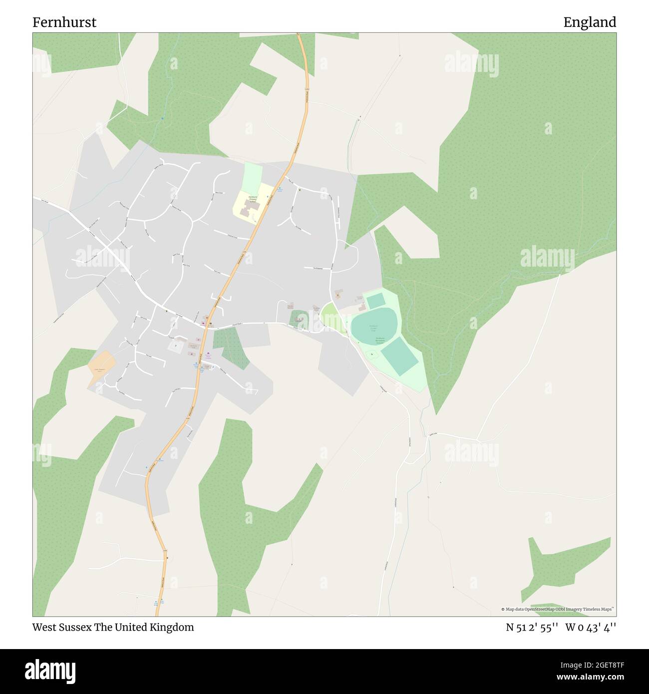 Fernhurst, West Sussex, United Kingdom, England, N 51 2' 55'', W 0 43