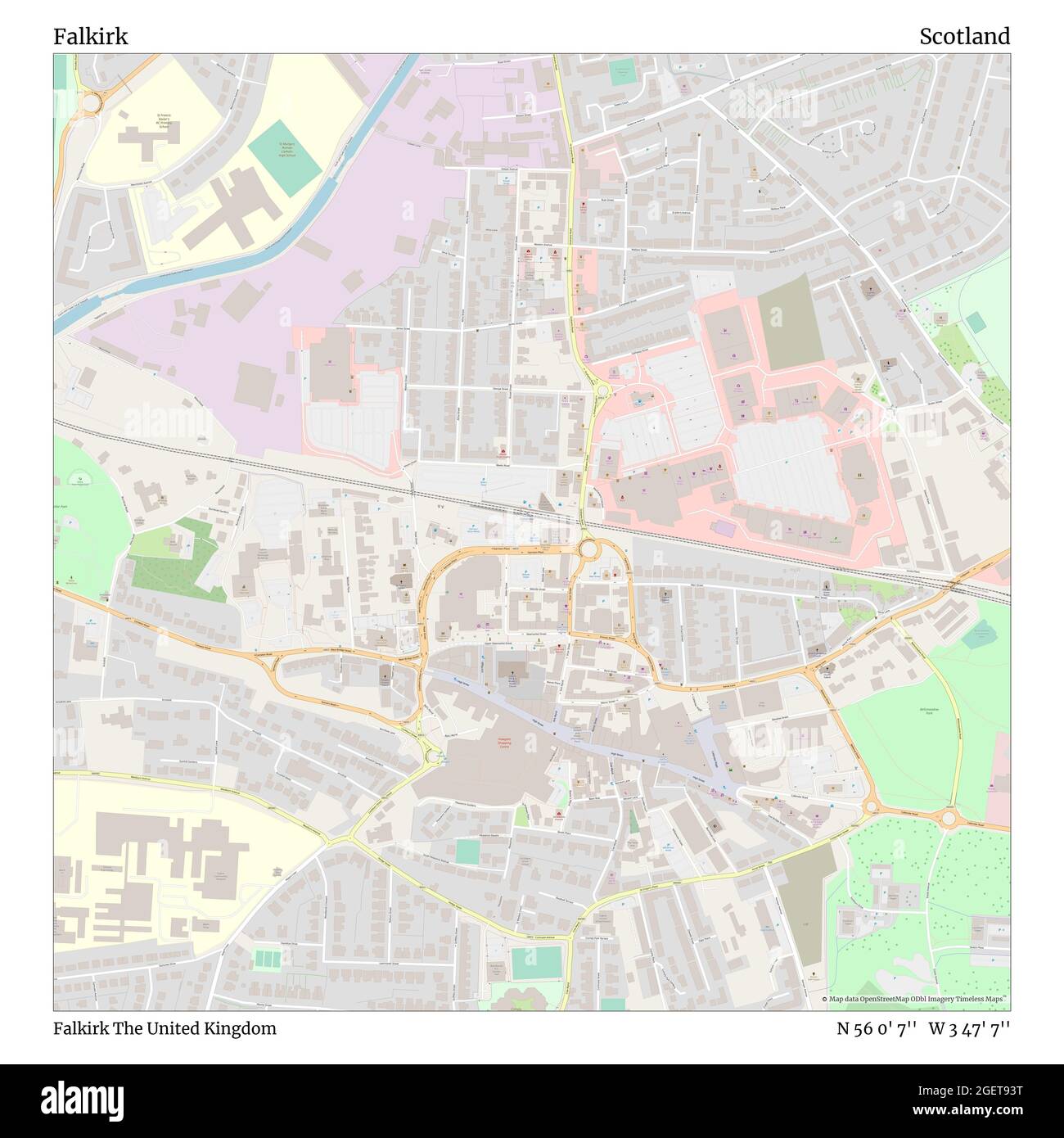 Map of falkirk hires stock photography and images Alamy