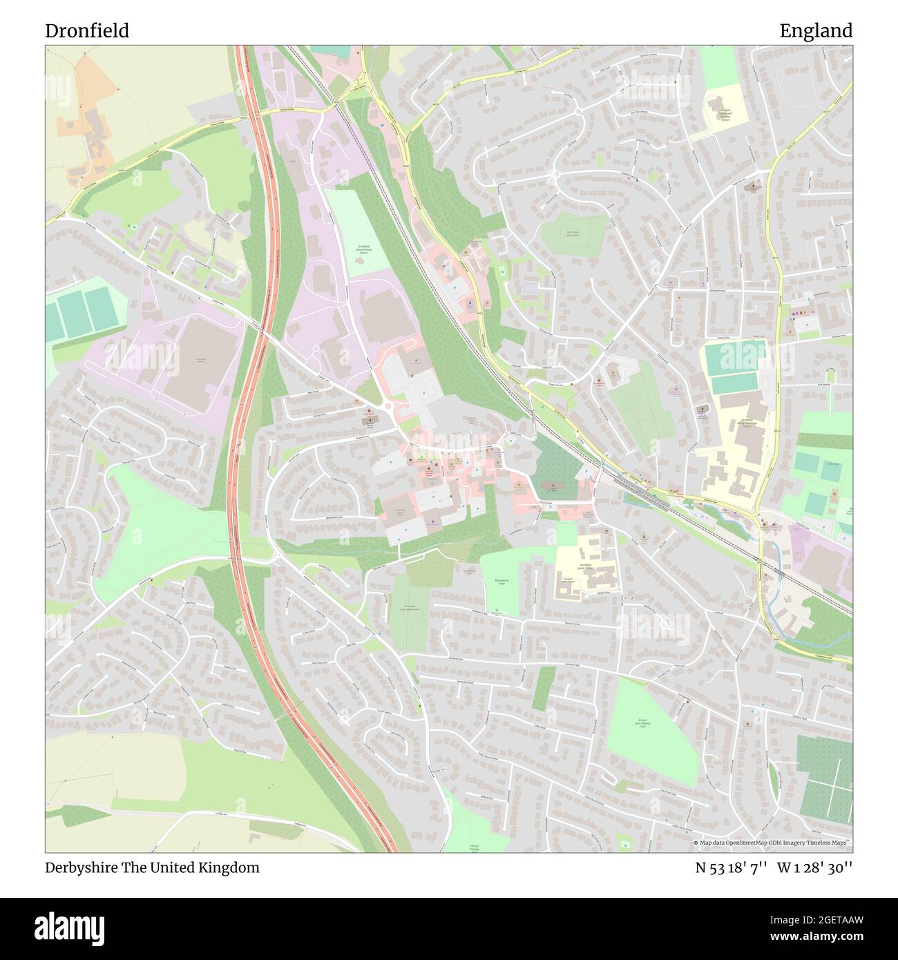 Dronfield, Derbyshire, United Kingdom, England, N 53 18' 7'', W 1 28