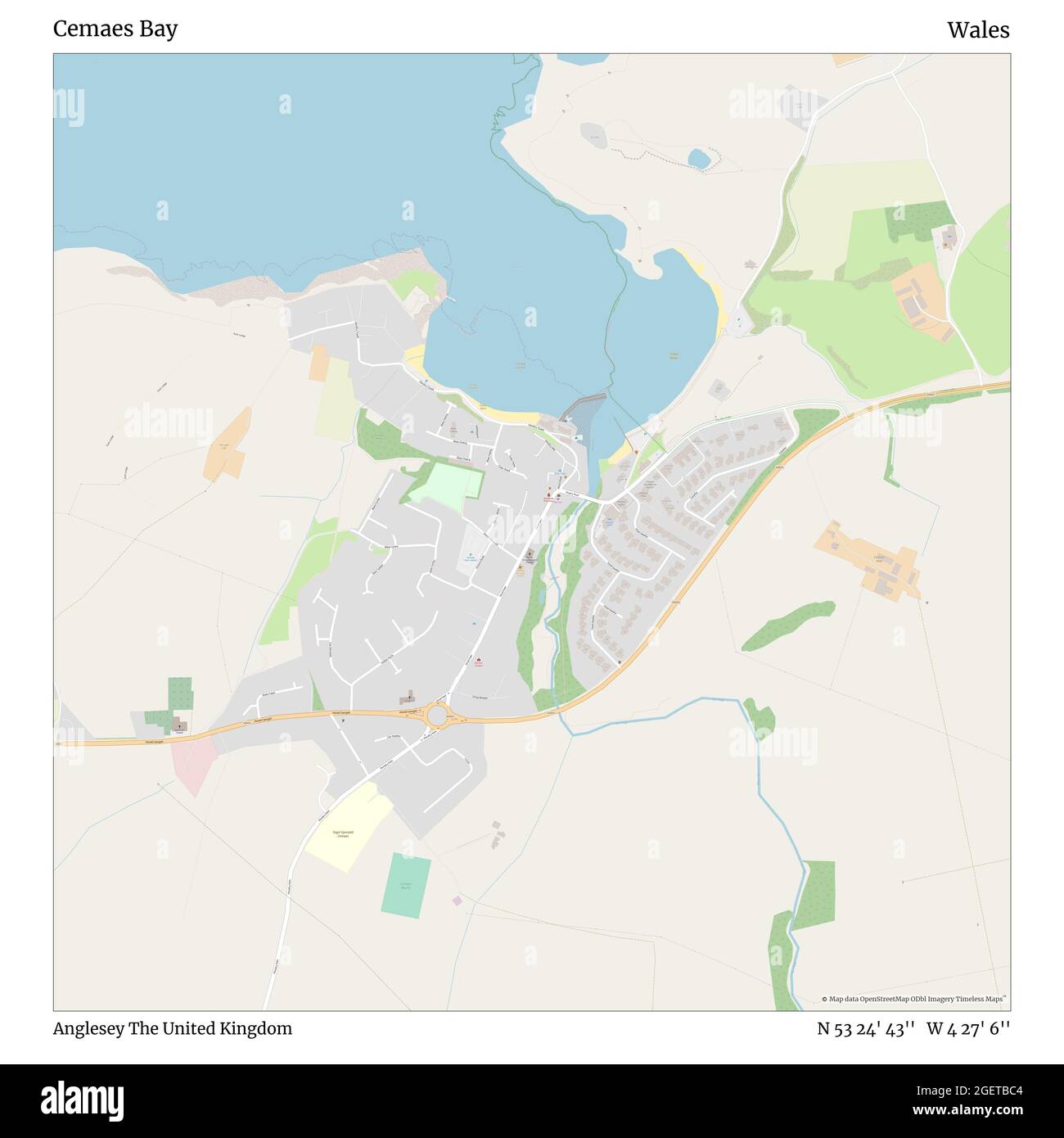Map of anglesey Cut Out Stock Images &amp; Pictures - Alamy