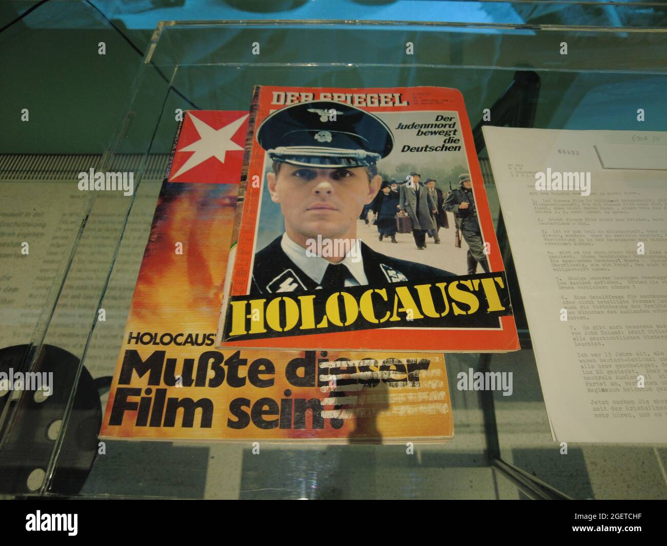 Old Spiegel Stern Magazines, Cover story Holocaust in Nazi period Stock Photo