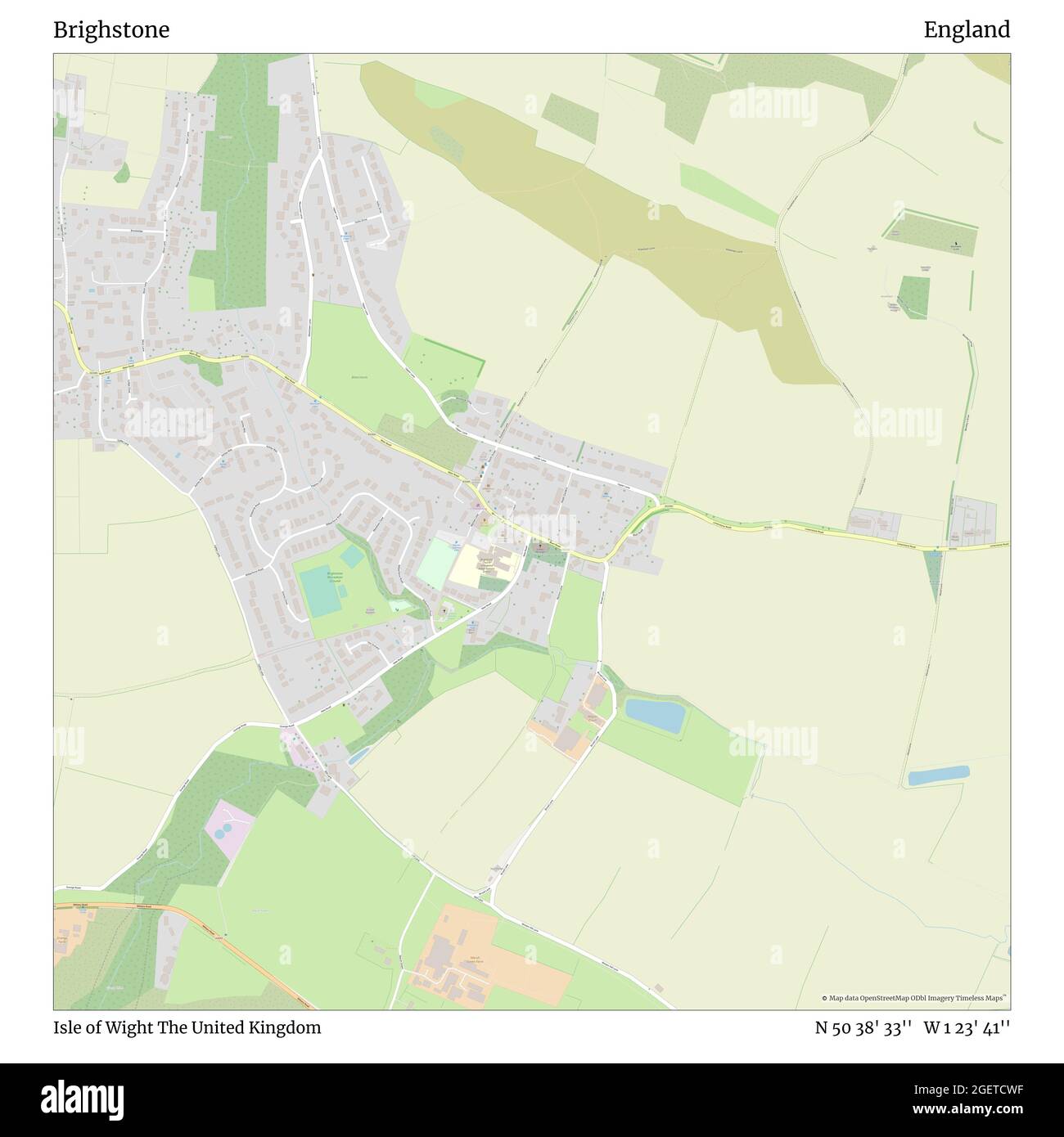 Map of brighstone Cut Out Stock Images & Pictures Alamy