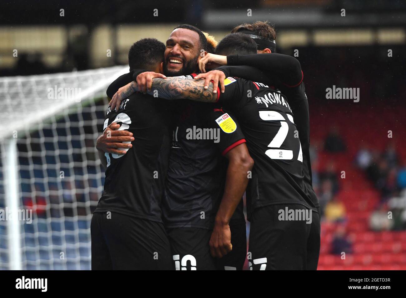 West Bromwich Albion's Matt Phillips celebrates scoring his side's second goal of the game during the Sky Bet Championship match at Ewood Park, Blackburn. Picture date: Saturday August 21, 2021. Stock Photo